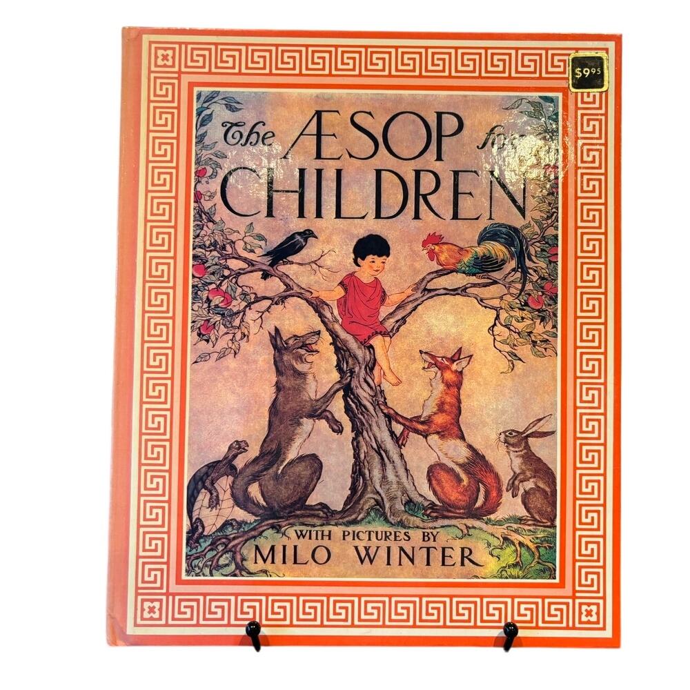 Vintage 1990's (?) The Aesop for Children Book w/Pictures by Milo Winter, HC